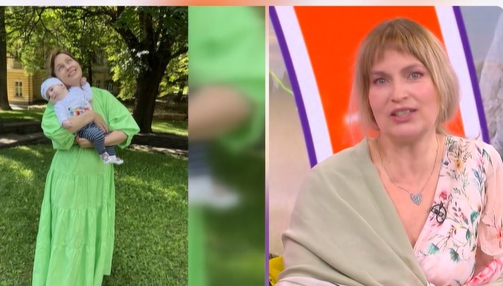 Кадър БТВАктрисата Красимира Кузманова Кокран сбъдна на 52 години мечтата си