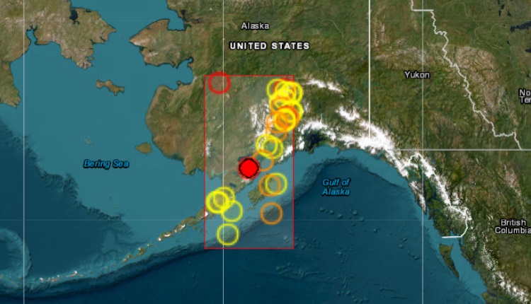 Two earthquakes hit Alaska in the US in less than