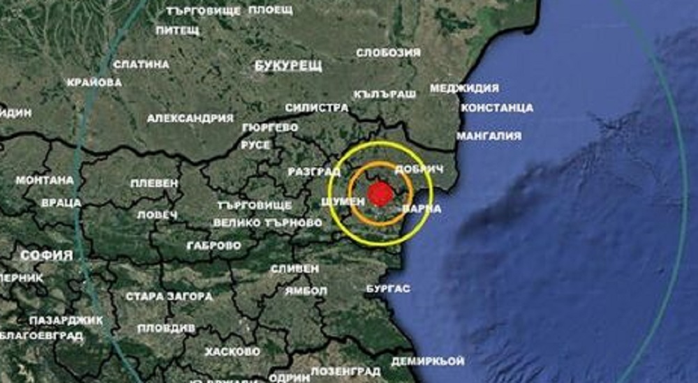 Petel.bg - новини - Земетресение в България днес в 14:22 часа