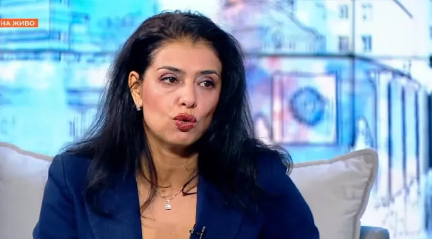 кадри БНТЛидерът на Солидарна България Ваня Григорова издаде по БНТ